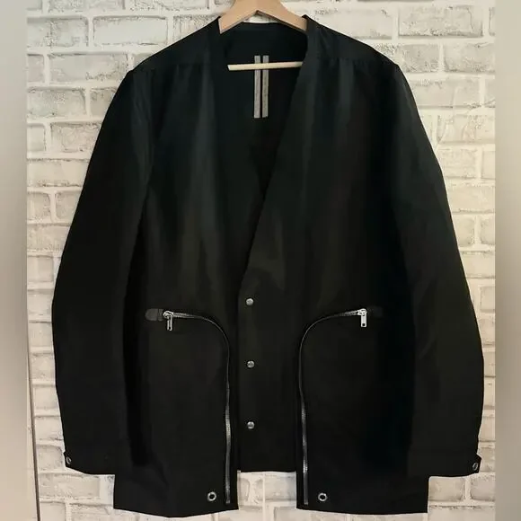Rick Owens Bauhaus Jacket SS20 Tecuatl size IT 50 Large Zipper Pockets - Picture 16 of 16